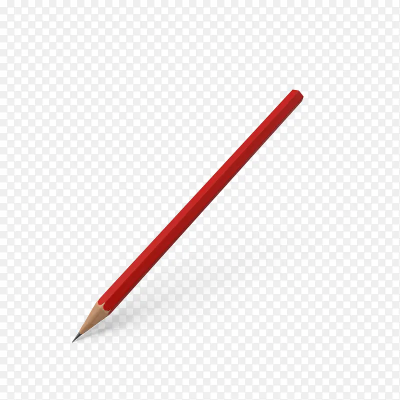 一支红色铅笔
