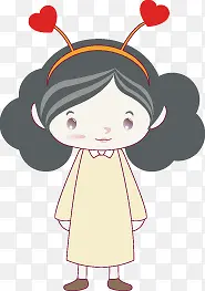 卡通萌娃女孩