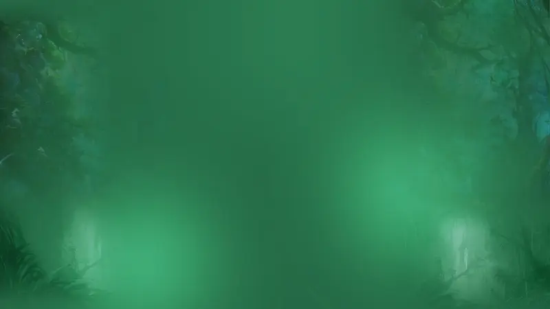 绿色神秘树林海报