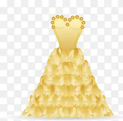 金色裙子