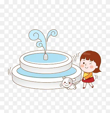 喷水池