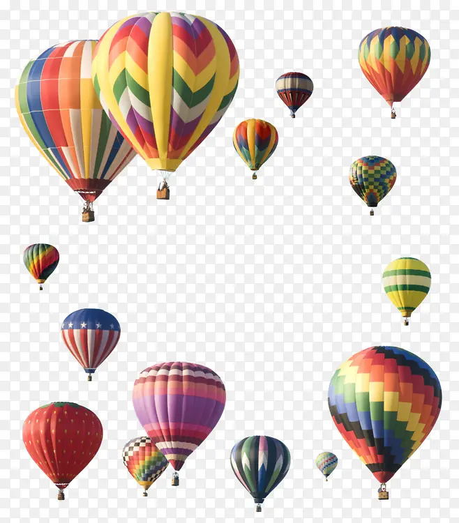 气球群蒸气球群热气球