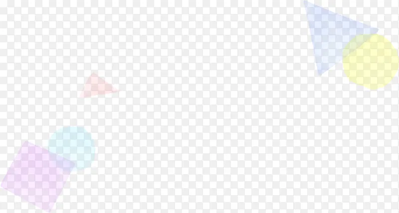 彩色斑点几何体不规则漂浮
