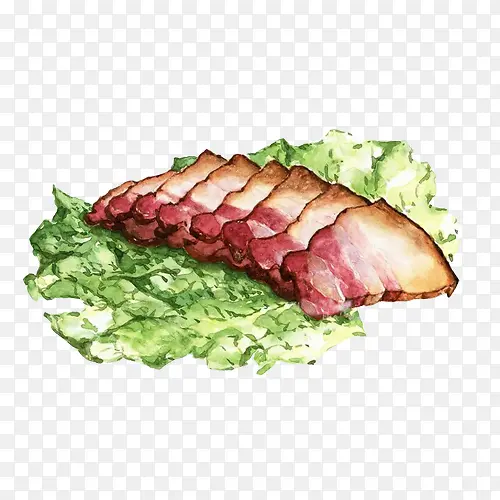 五花肉色彩素材图片