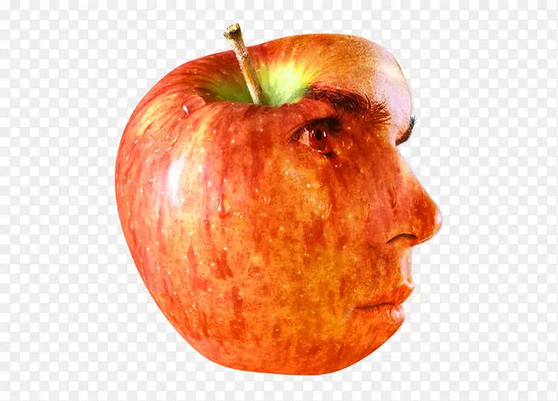 创意人脸苹果