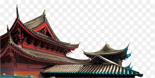 中国风城墙屋檐