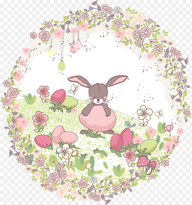手绘卡通梦幻花园