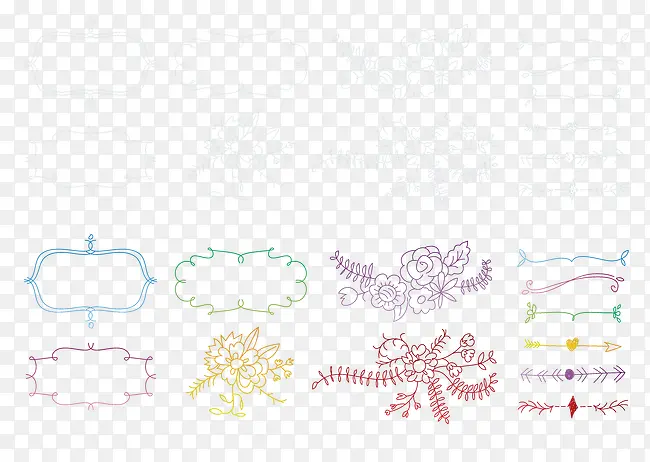 矢量图格式插图花纹