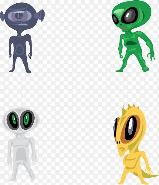 四个外星小人