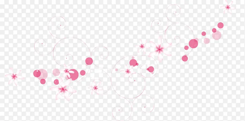 可爱漂亮粉色法式花纹背景