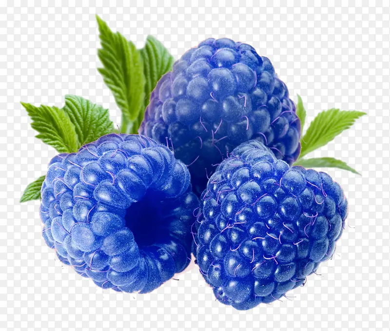 蓝色的水果