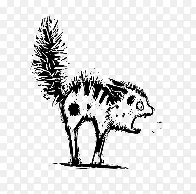 素描猫咪