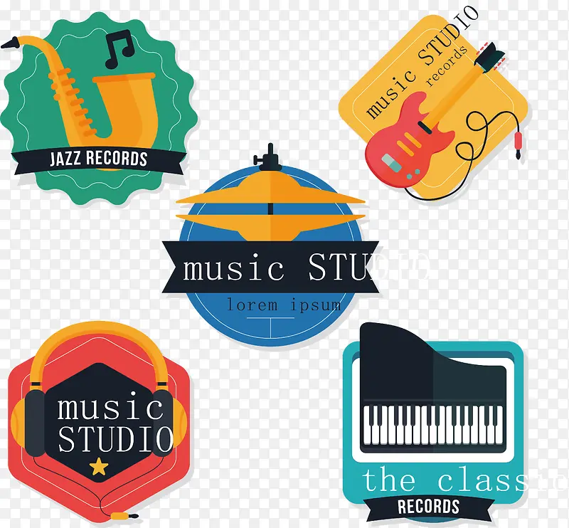 音乐器材logo设计