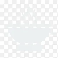 卡通热气火锅标志