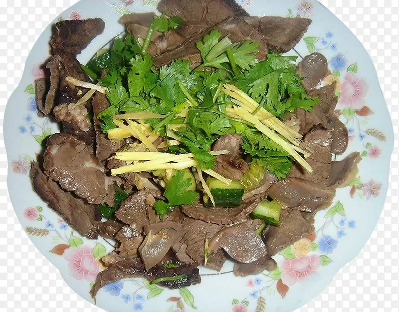 香菜凉拌牛肉片