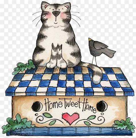 猫咪和房子