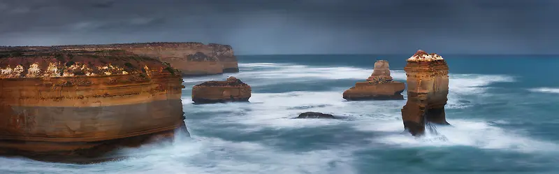 高清摄影海边岩石