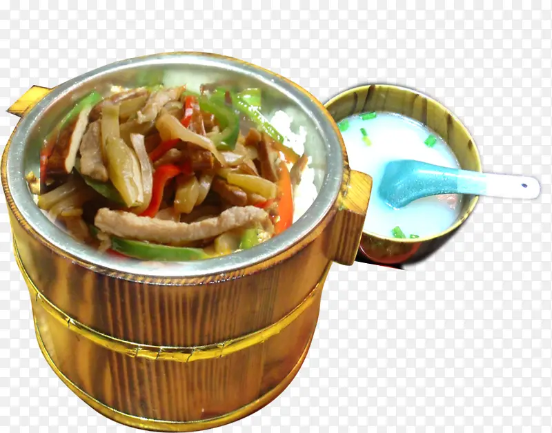 榨菜肉丝饭
