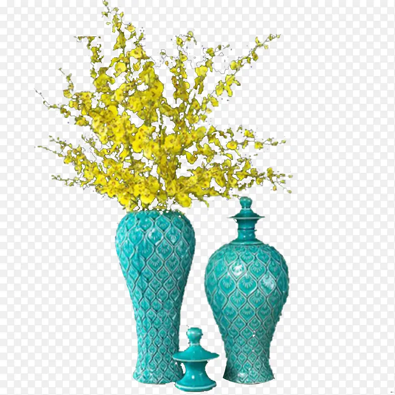 花瓶盆景展架设计