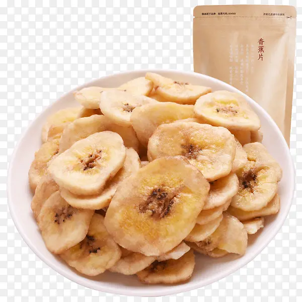 袋装香蕉干素材