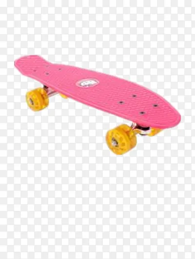 粉色滑板