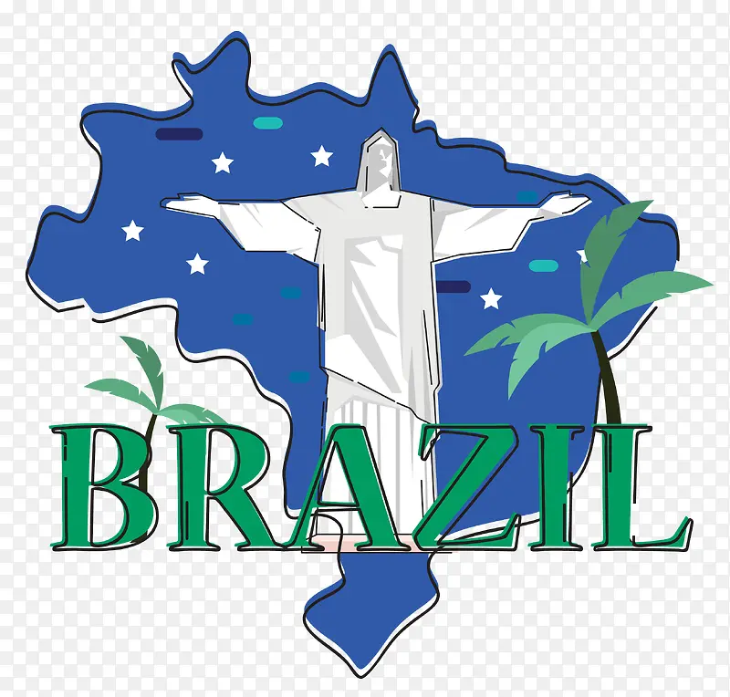 巴西地图耶稣