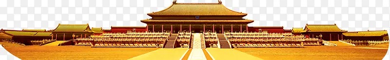 黄色荣耀宫殿古典