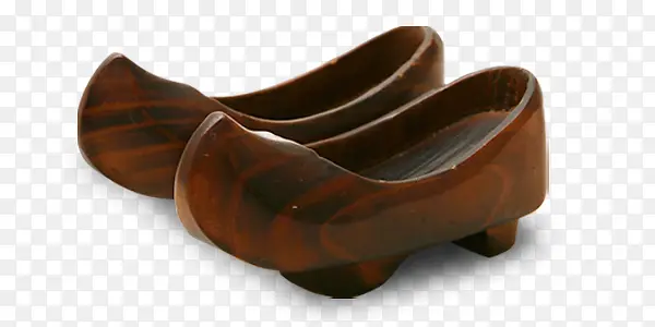 传统复古木鞋
