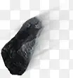 黑色漂浮游戏石头装饰