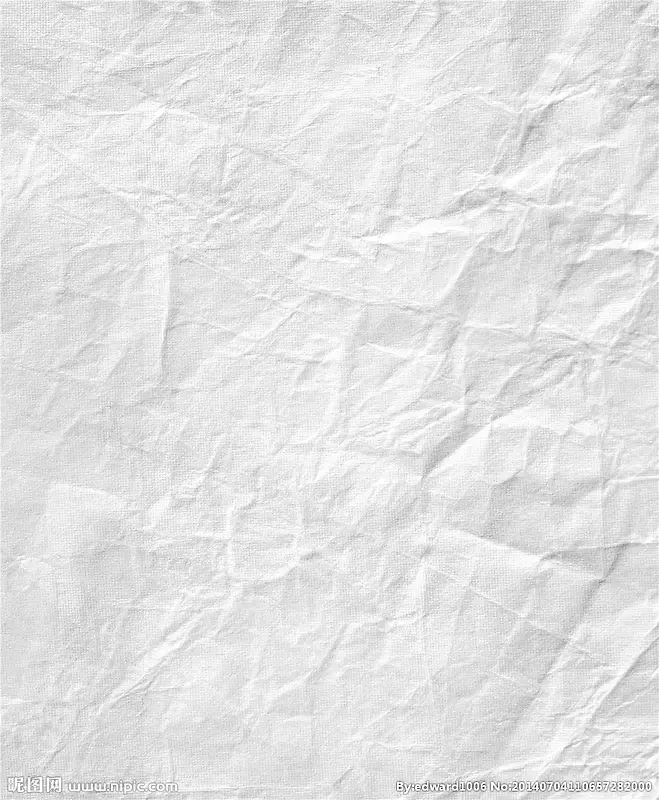 白色折叠纹理纸张
