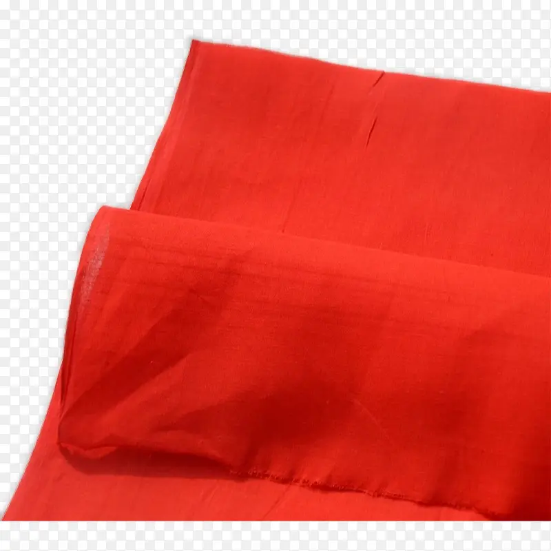 红绸布料