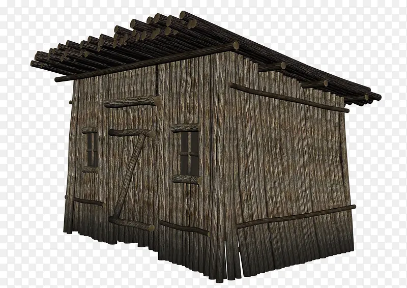 木条搭建的房子