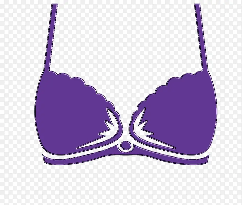 紫色胸罩