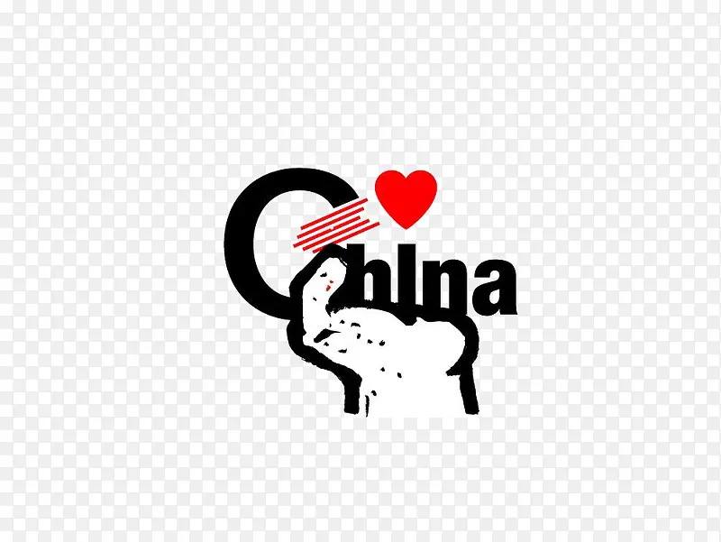 卡通手绘素材中国加油表情大图