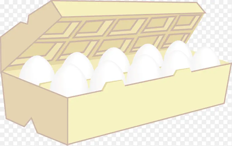 矢量一盒鸡蛋