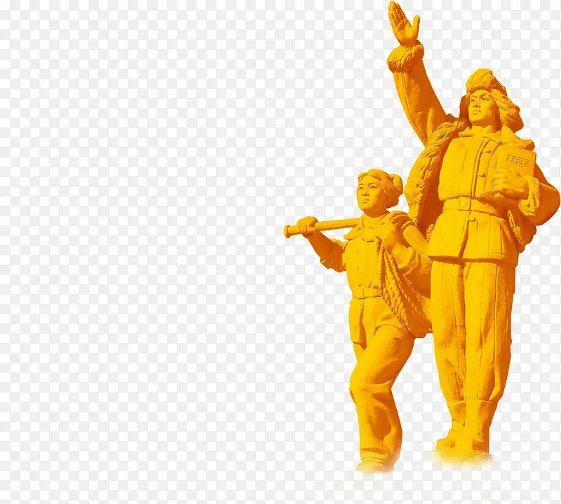 红军传统人物雕塑
