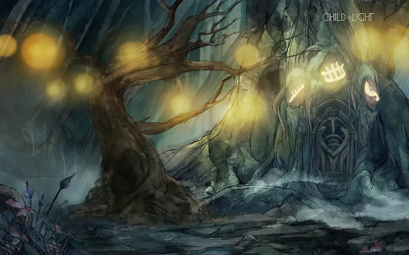 唯美童话荧光森林