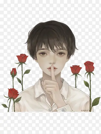 花朵男孩