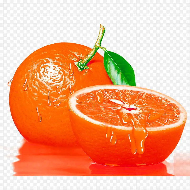 汁水很多的大橙子