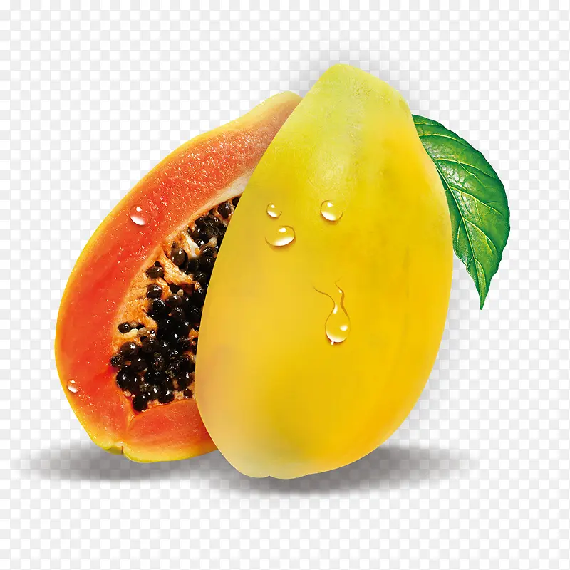 木瓜水果图片