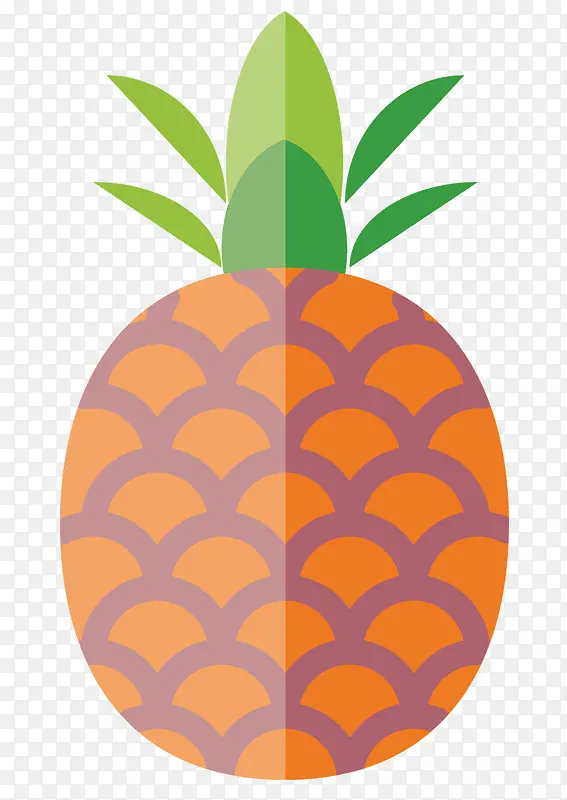 对称的菠萝