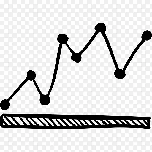 线图形业务统计图图标