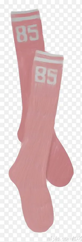 粉色长袜