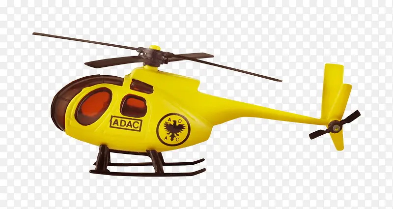 黄色直升飞机玩具