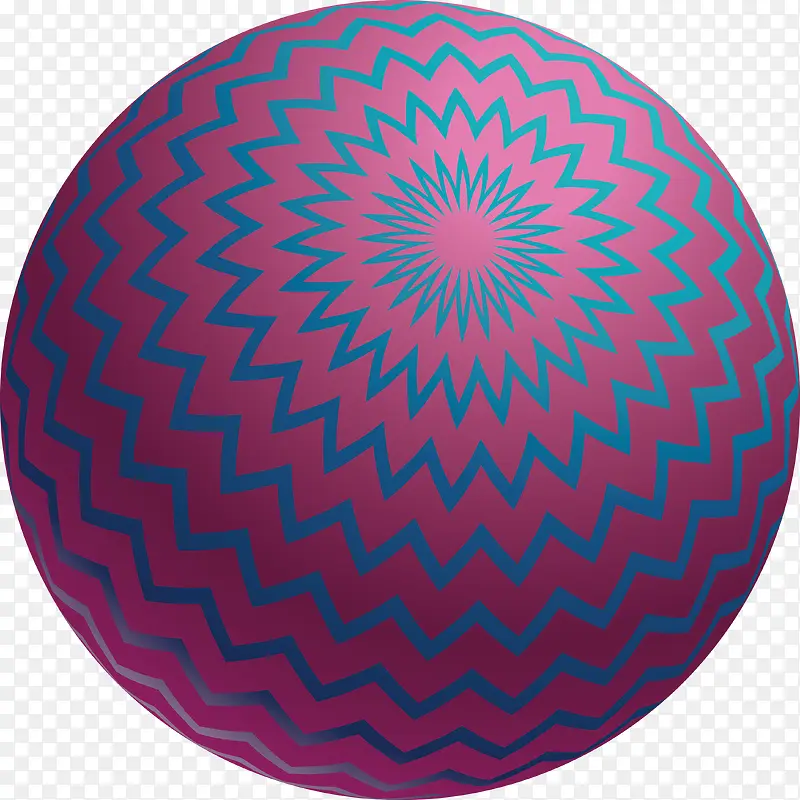 扁平化立体球科技立体球