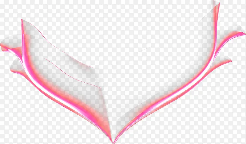 粉色对称曲线