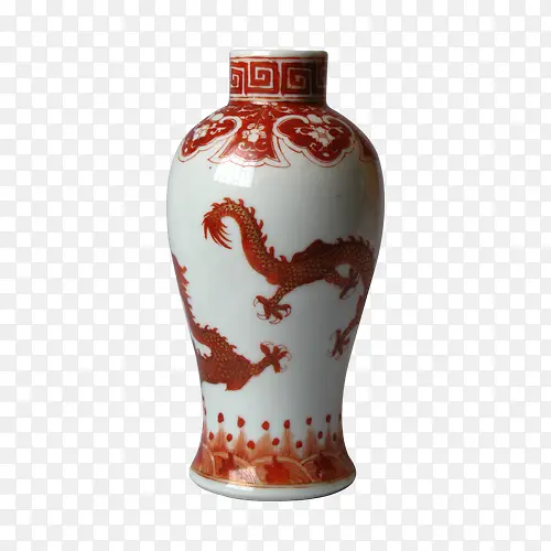 景德镇红白陶瓷艺术品