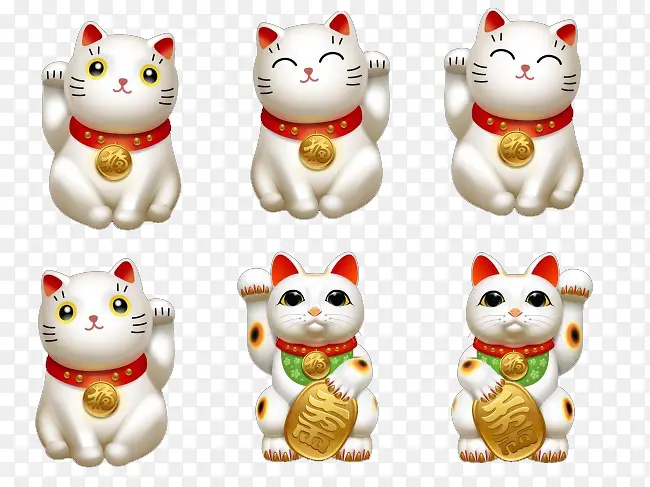 有质感的3D日本招财猫