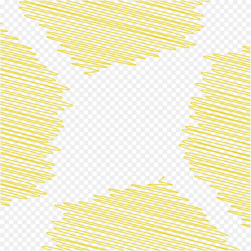 矢量黄色线条装饰图案