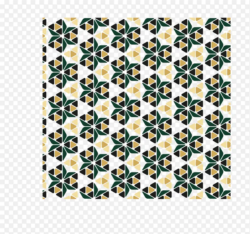 欧式复古怀旧墙布矢量图